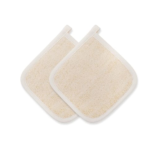 Classic Terry Pot Holder, 100% Cotton, 7.5x7.5, 1.19 lbs/dz, Natural